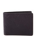 Multiple Wallet Shadow Monogram Leather Black
