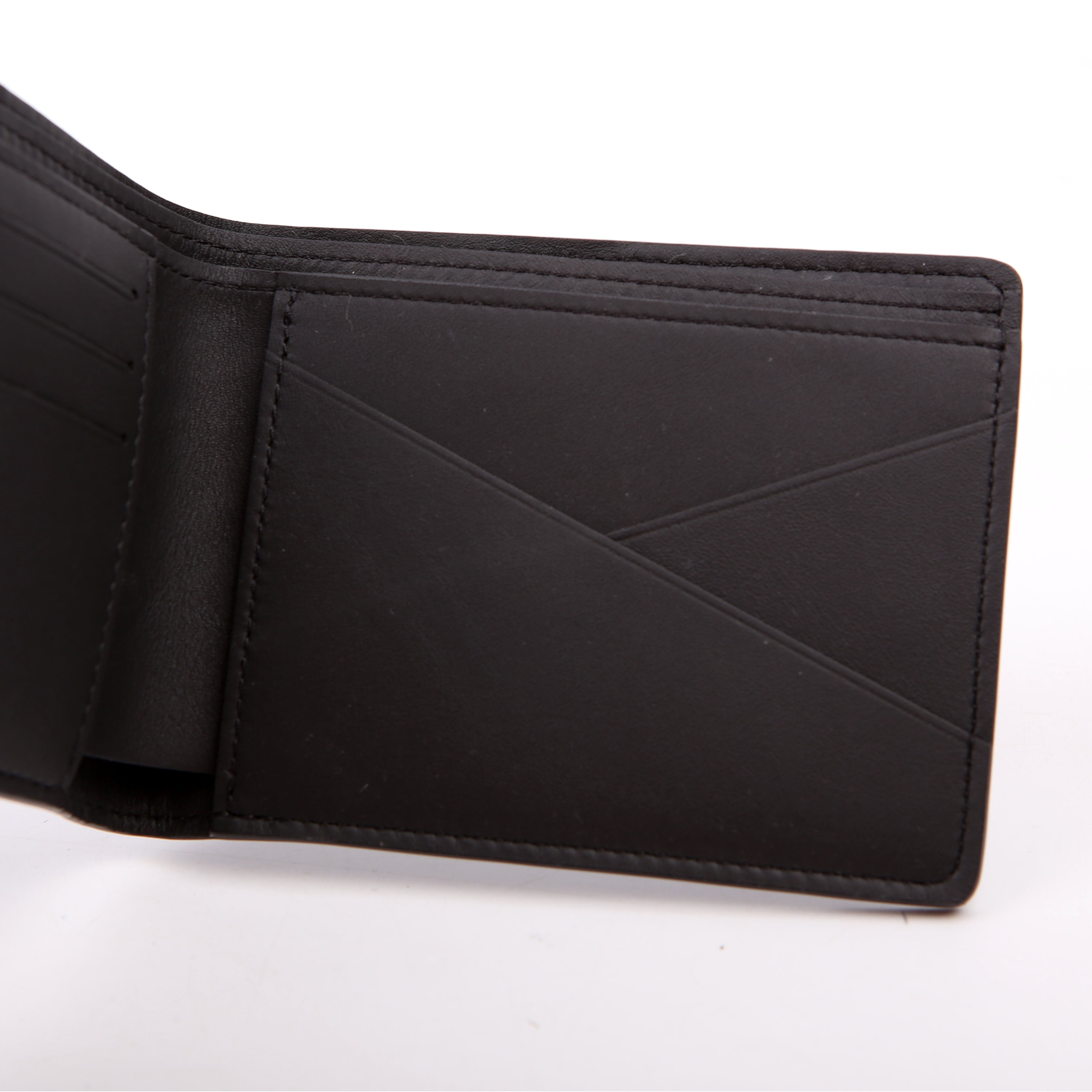 Multiple Wallet Shadow Monogram Leather Black