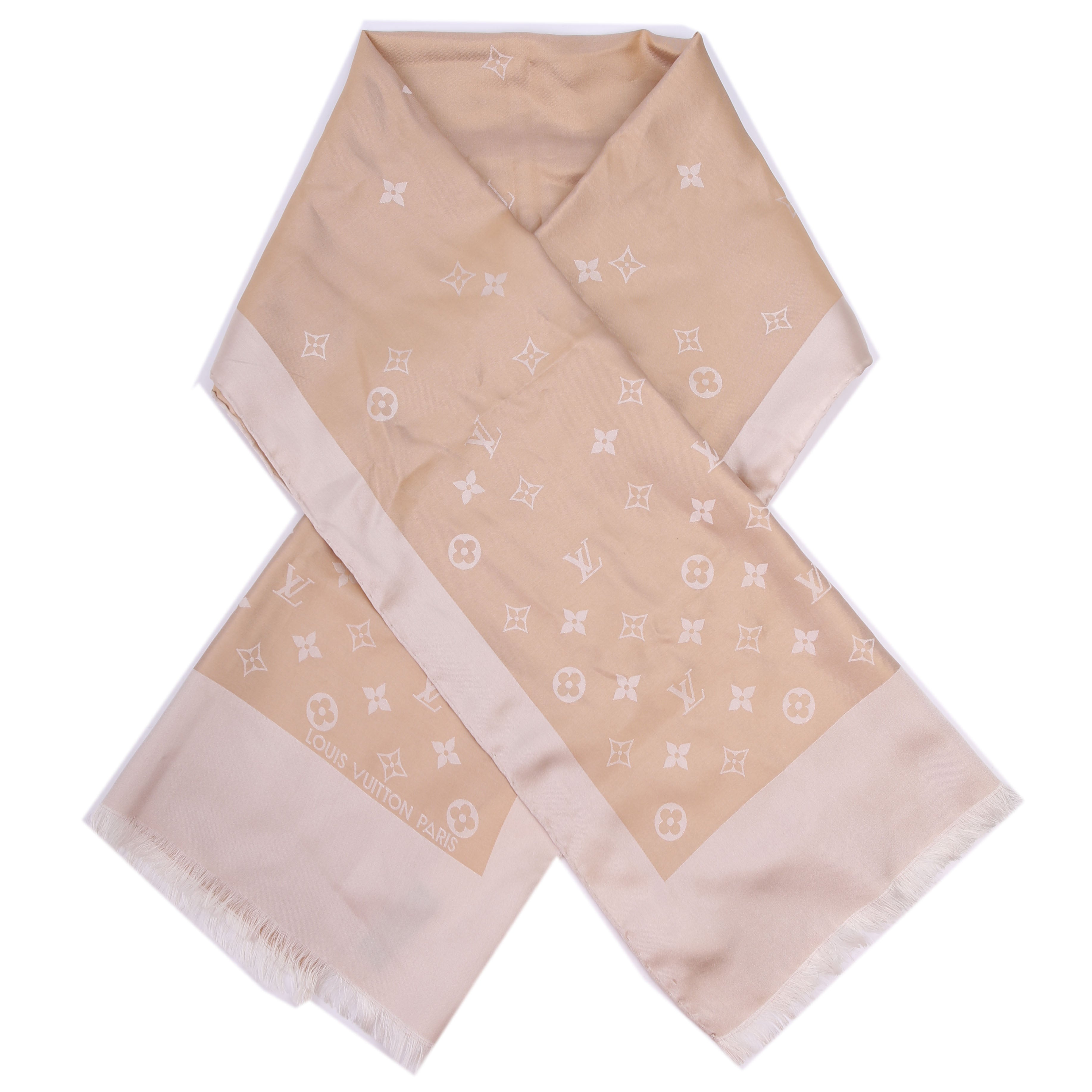 Stole Monogram Shine Scarf