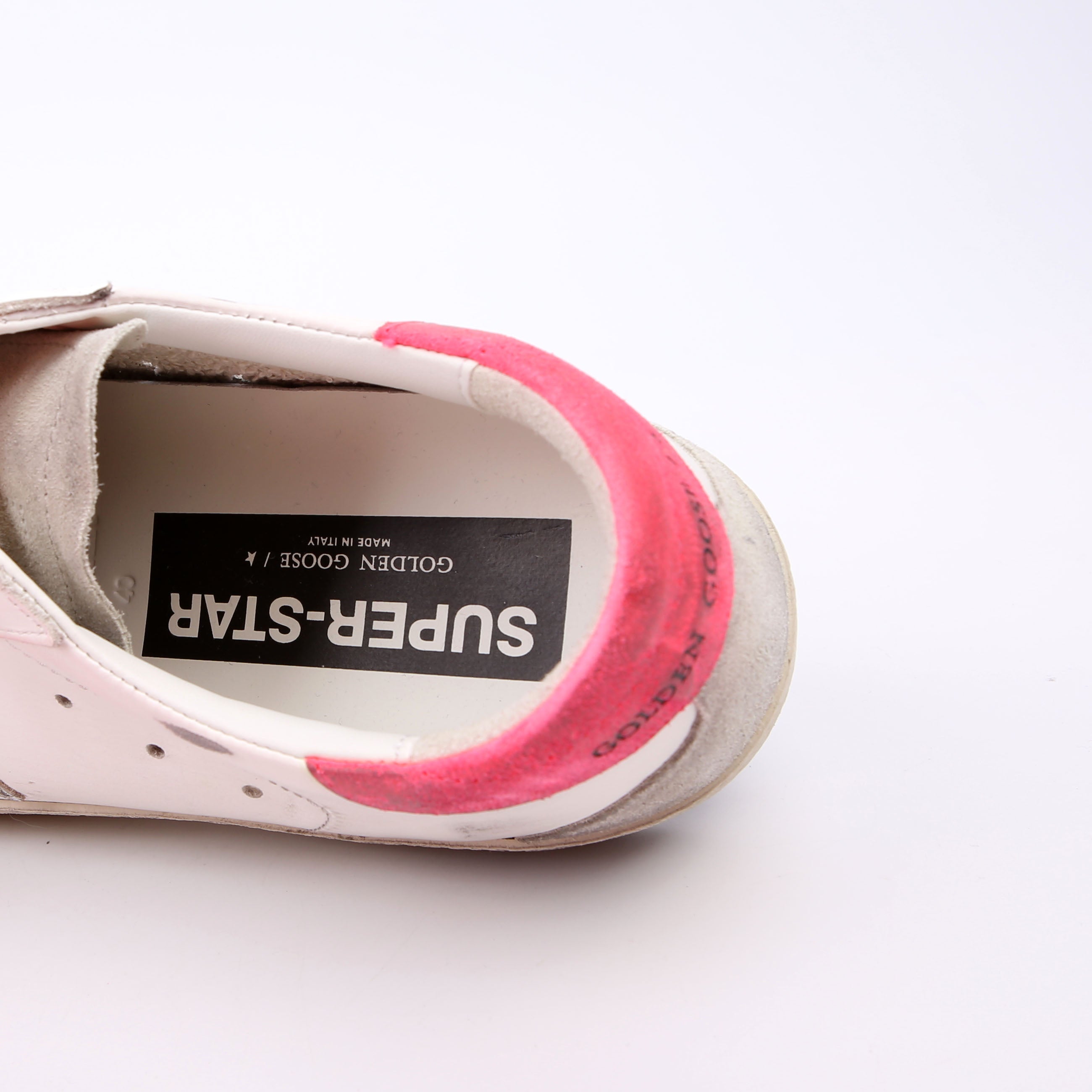 Superstar Classic Sneakers Size 40 White/Pink