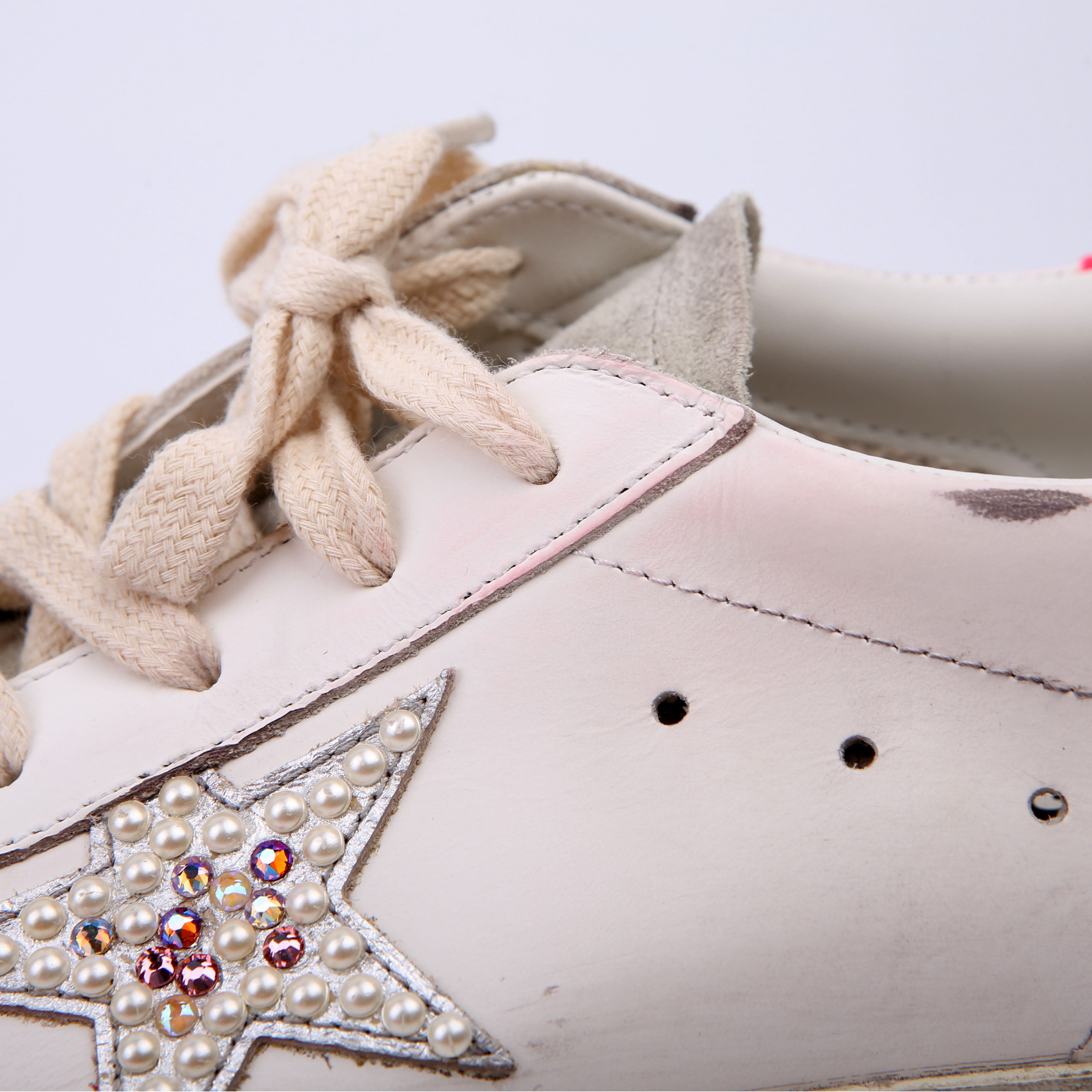 Superstar Classic Sneakers Size 40 White/Pink