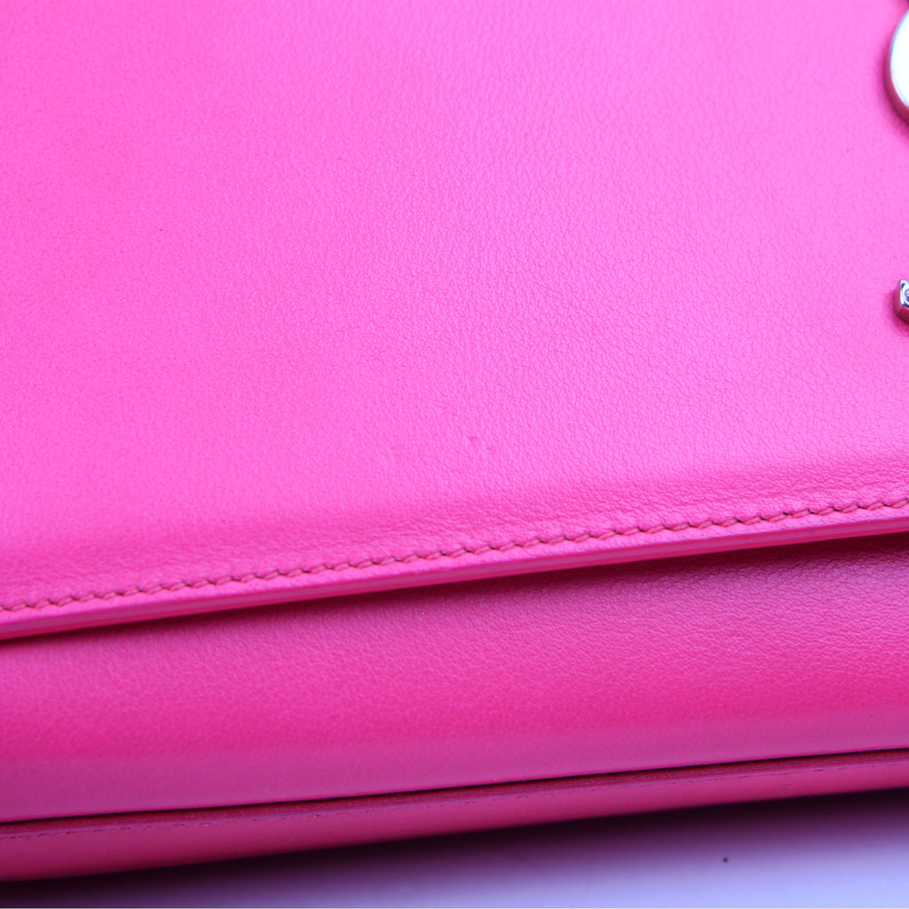 SAINT LAURENT Cassandre Clutch 326079 Pink