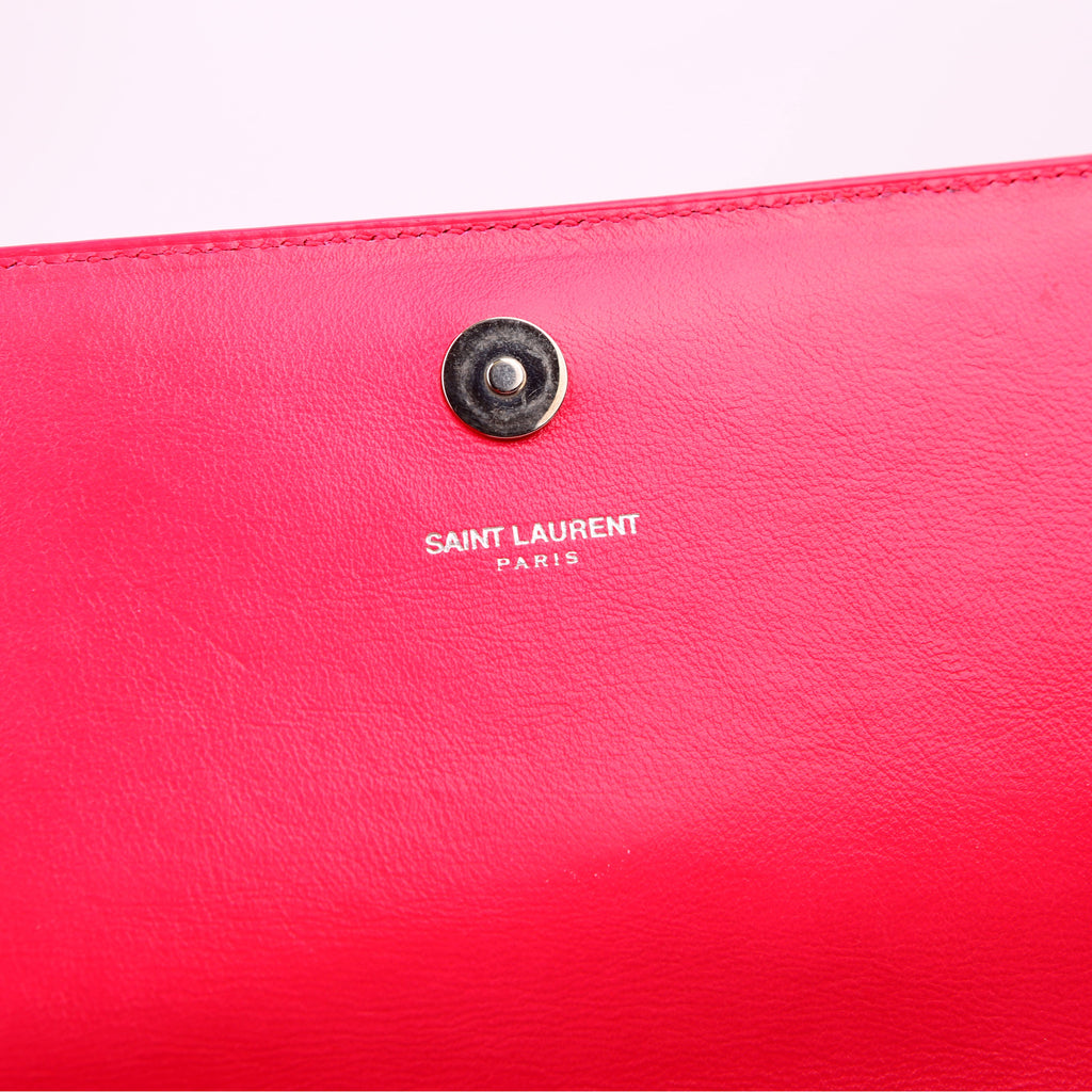 SAINT LAURENT Cassandre Clutch 326079 Pink