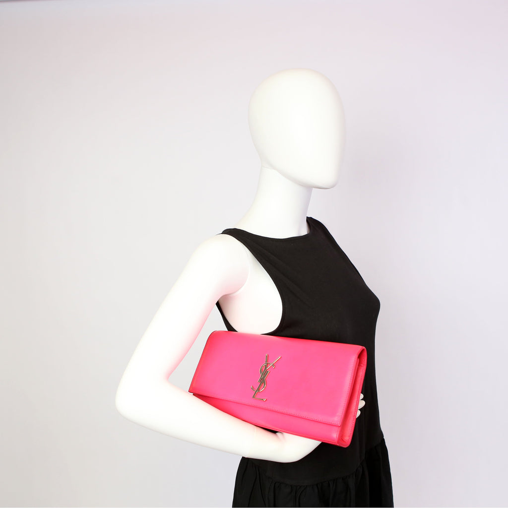 SAINT LAURENT Cassandre Clutch 326079 Pink