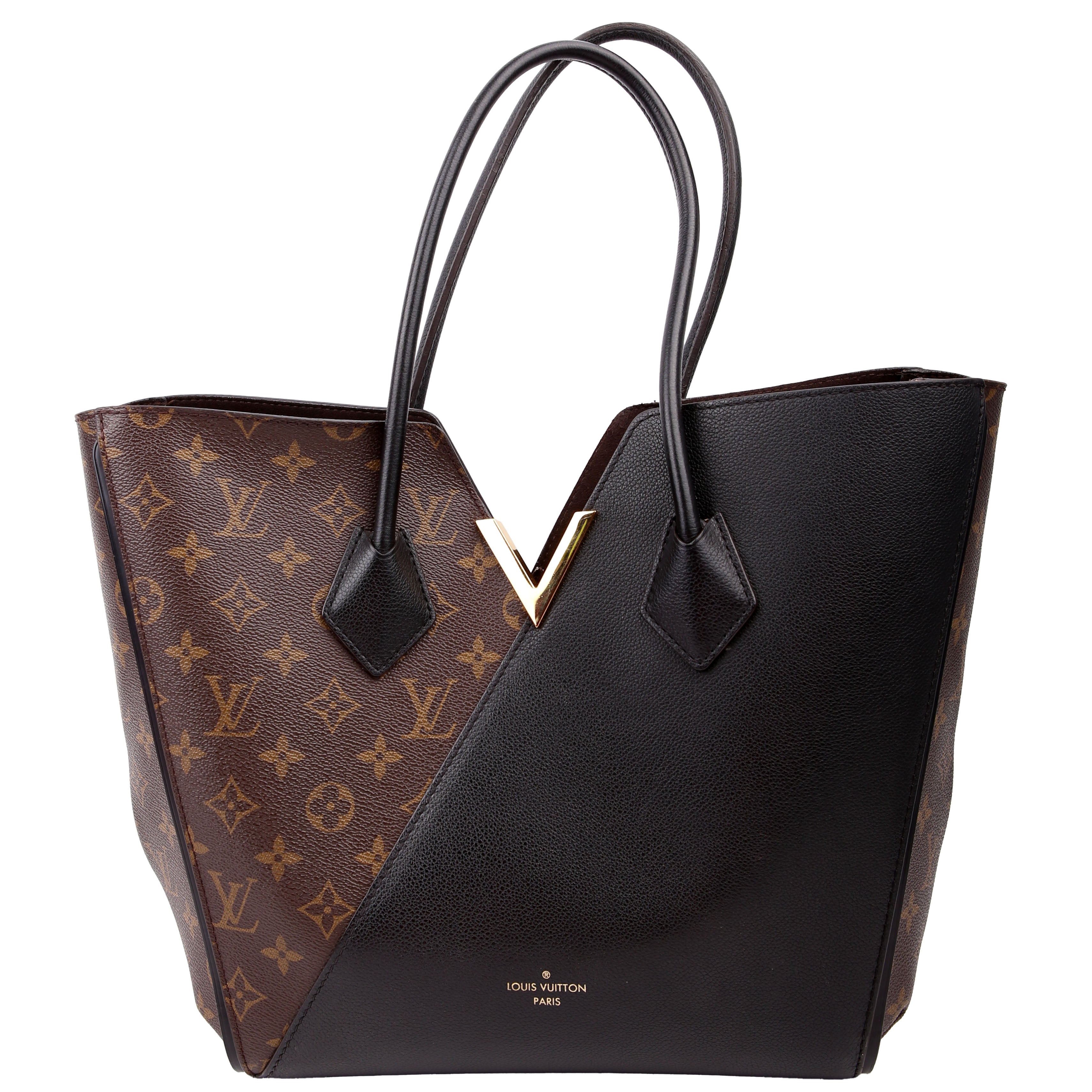 Kimono MM Monogram/Leather Black
