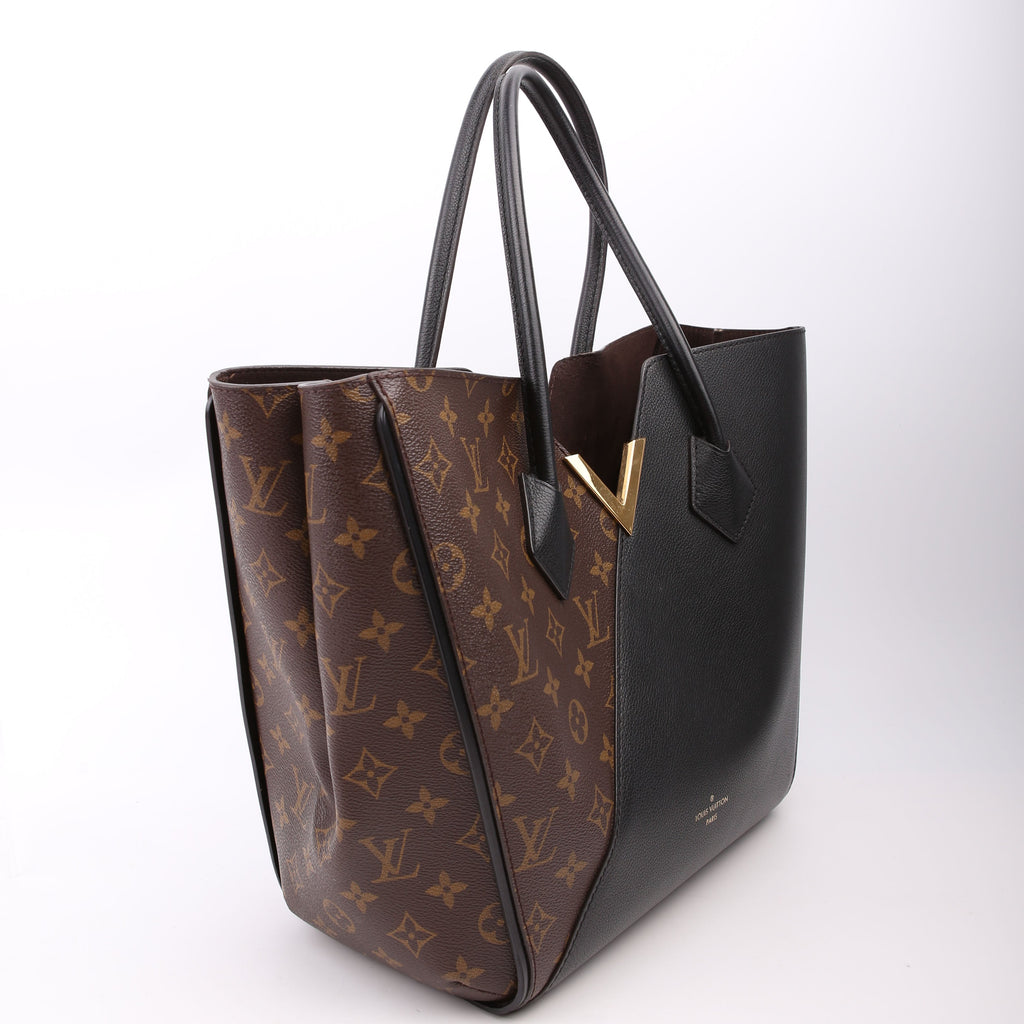 Kimono MM Monogram/Leather Black