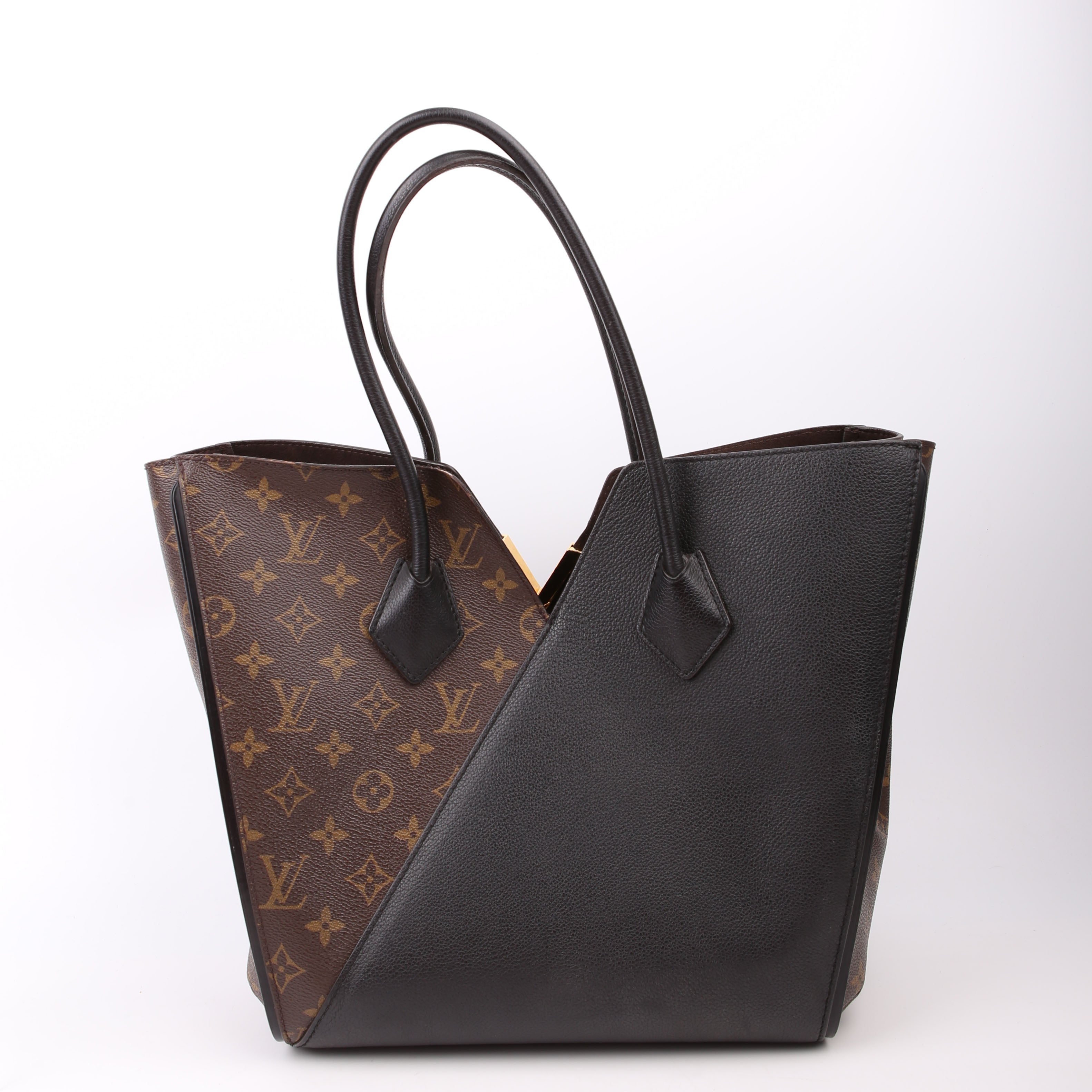 Kimono MM Monogram/Leather Black