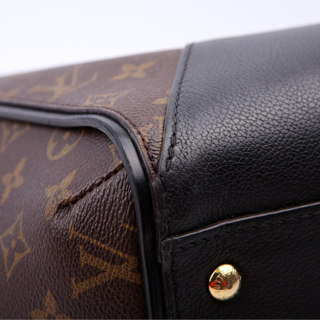Kimono MM Monogram/Leather Black