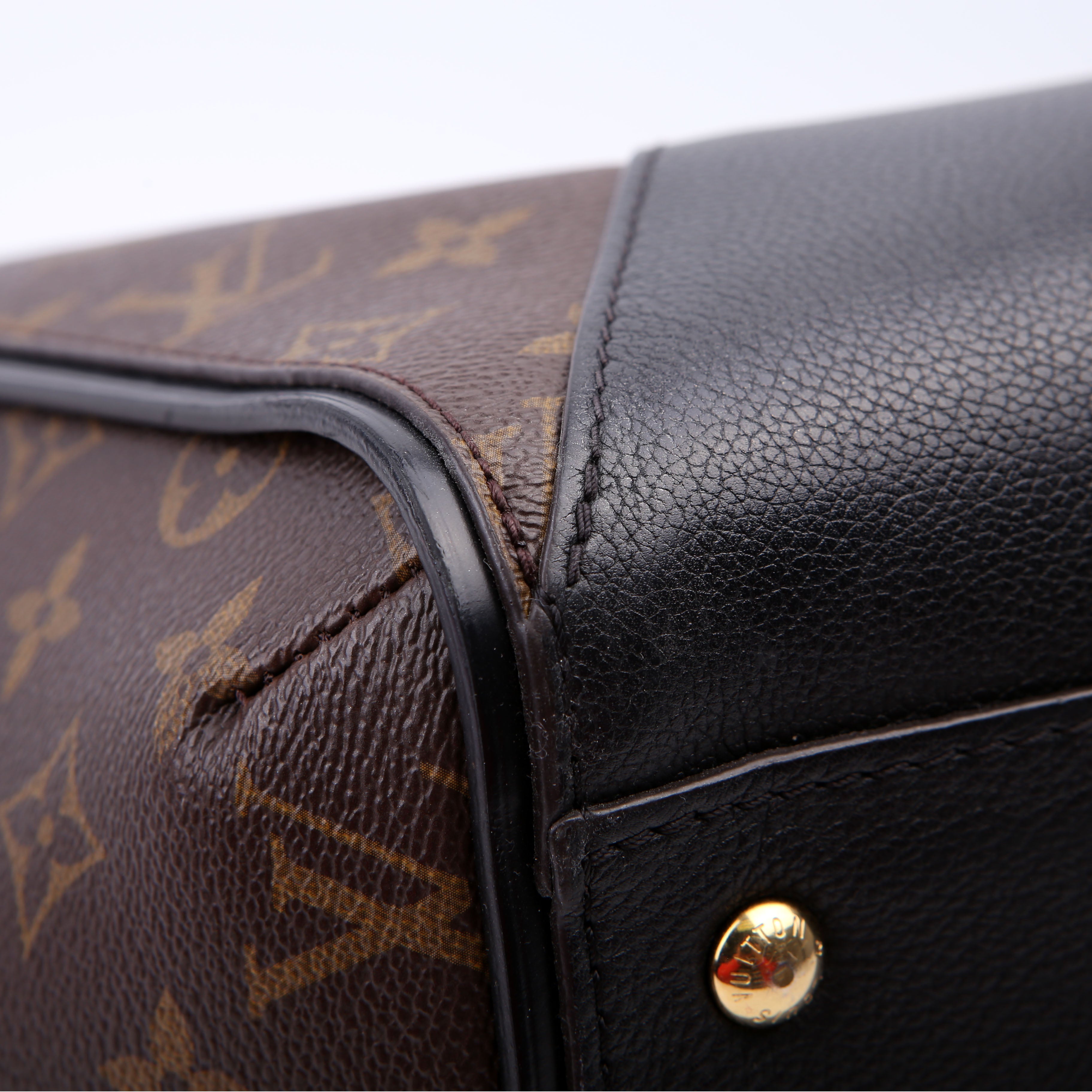 Kimono MM Monogram/Leather Black
