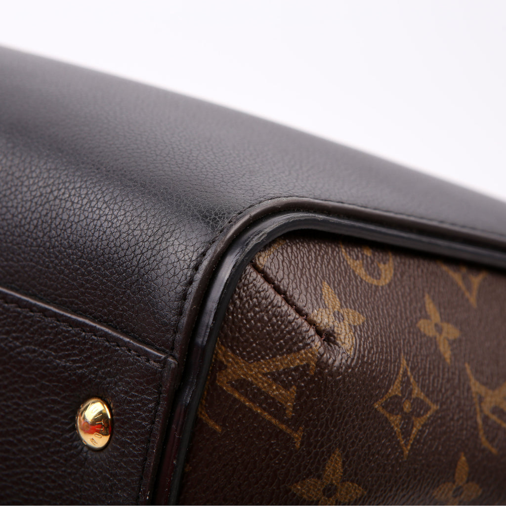 Kimono MM Monogram/Leather Black