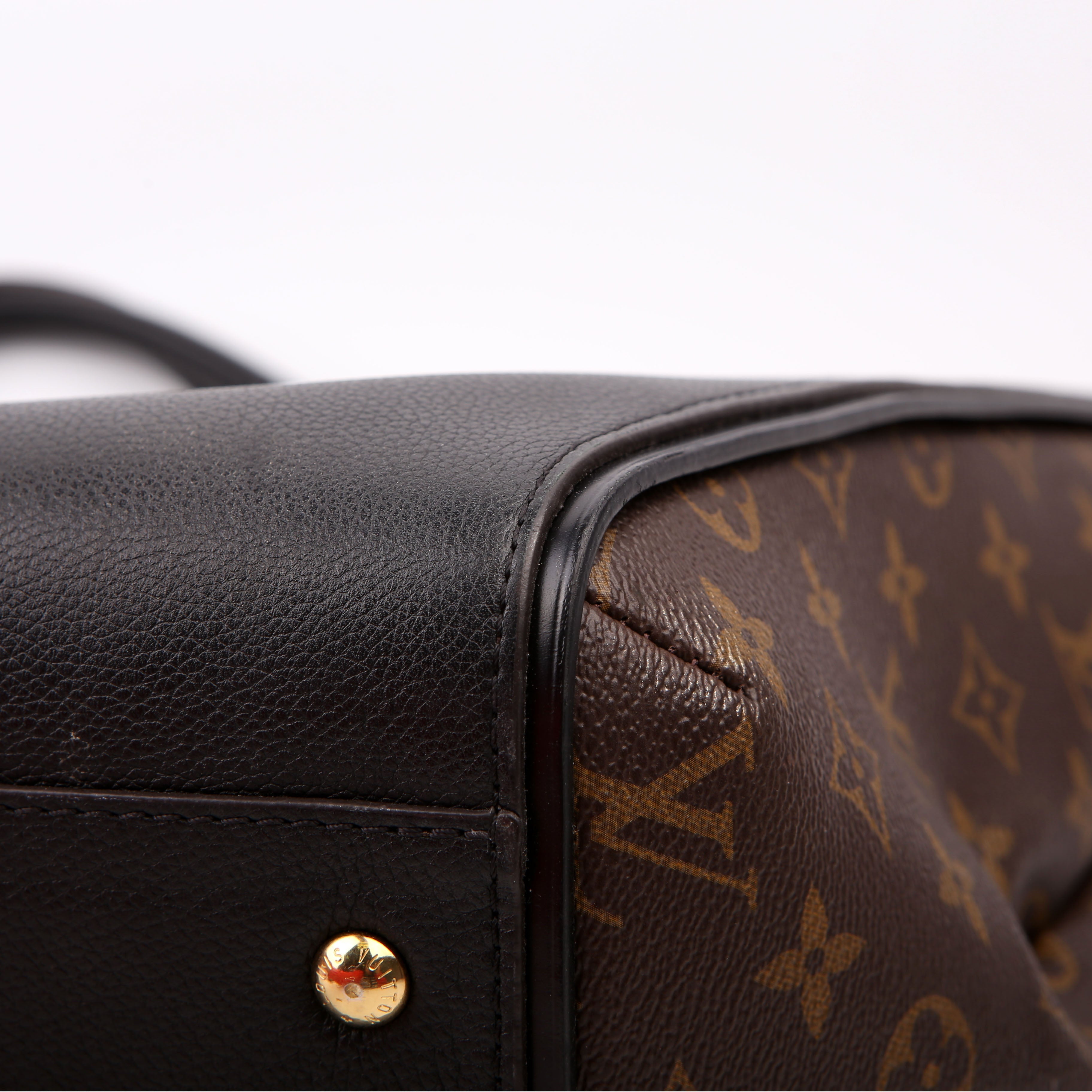 Kimono MM Monogram/Leather Black