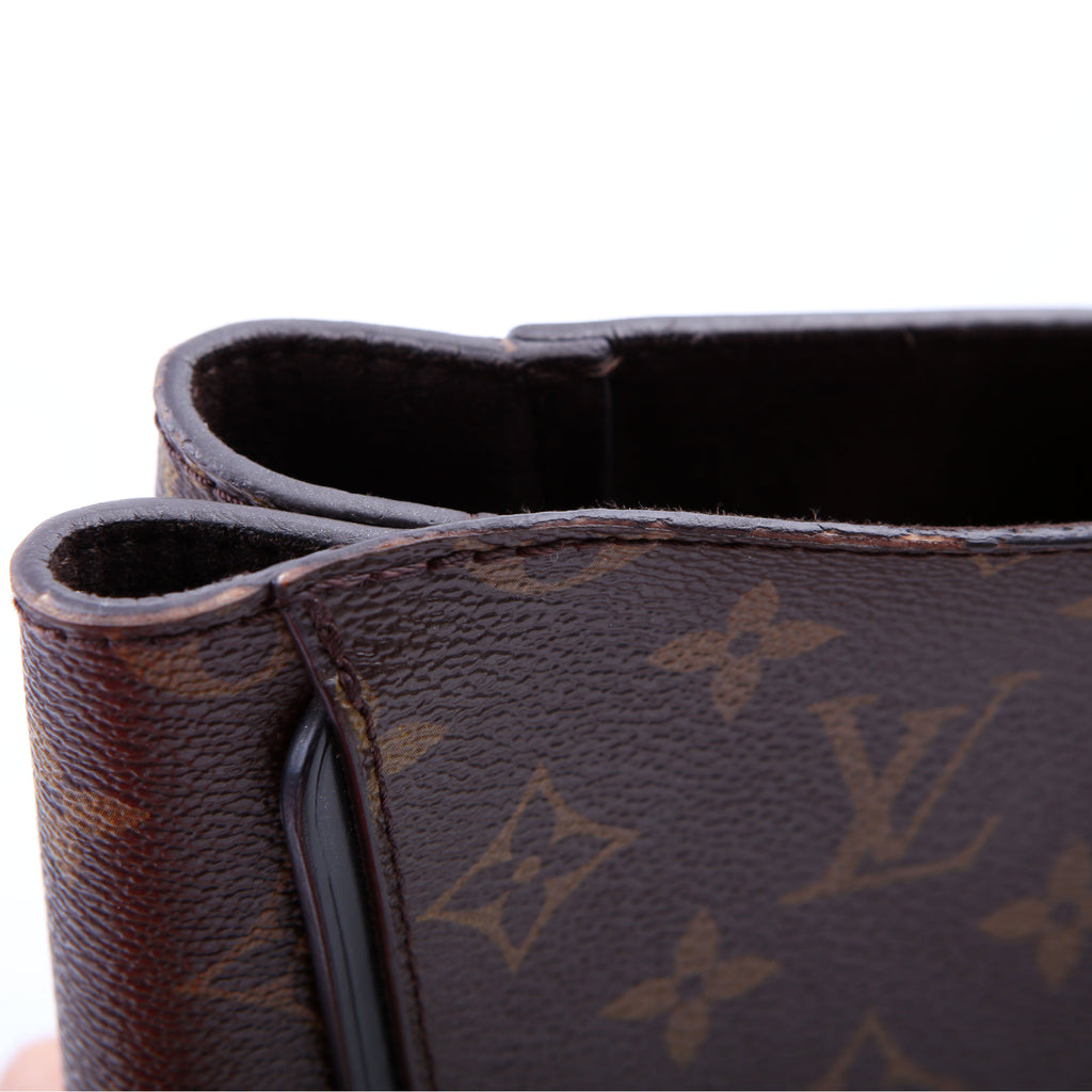 Kimono MM Monogram/Leather Black