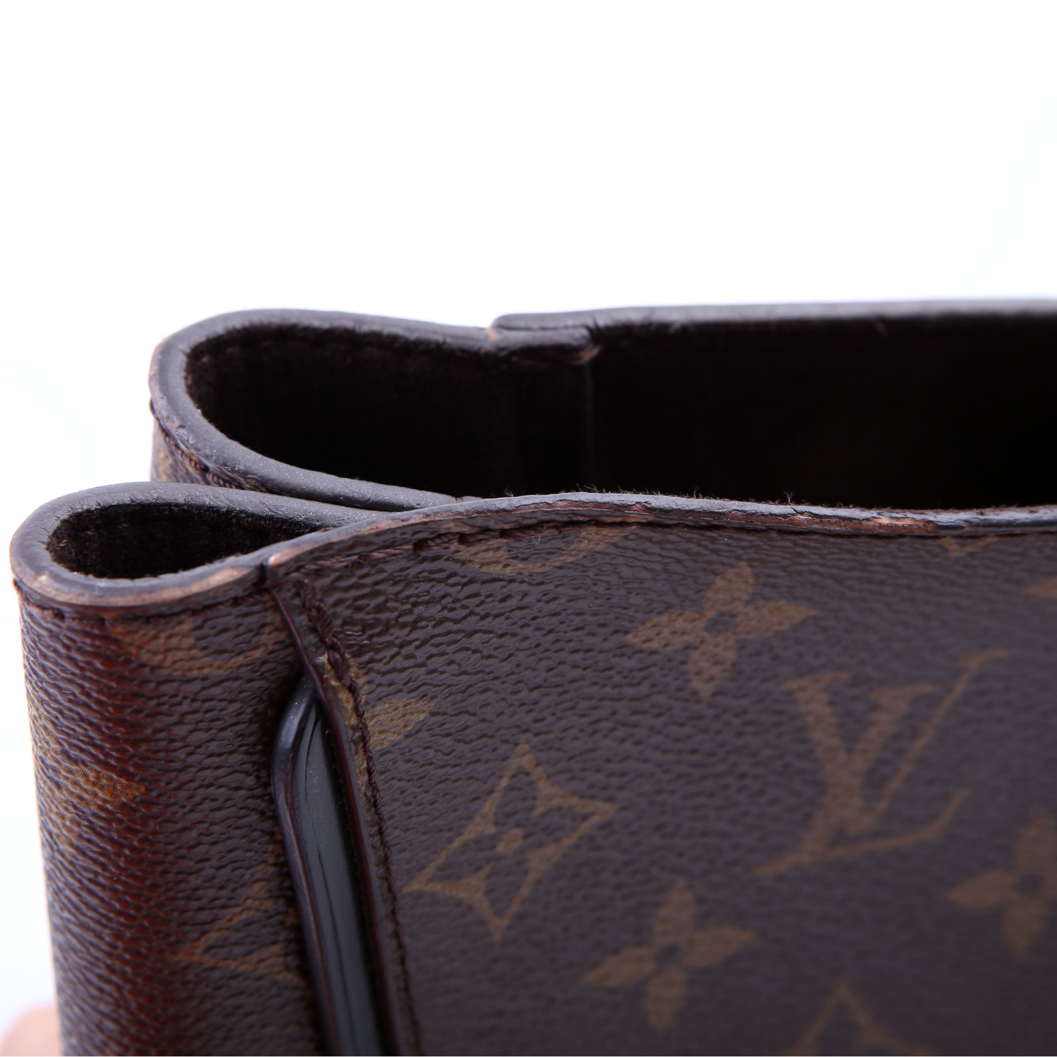 Kimono MM Monogram/Leather Black