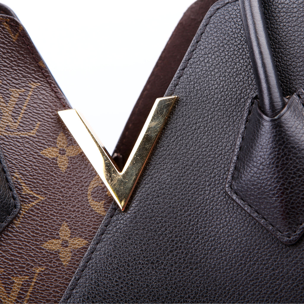 Kimono MM Monogram/Leather Black