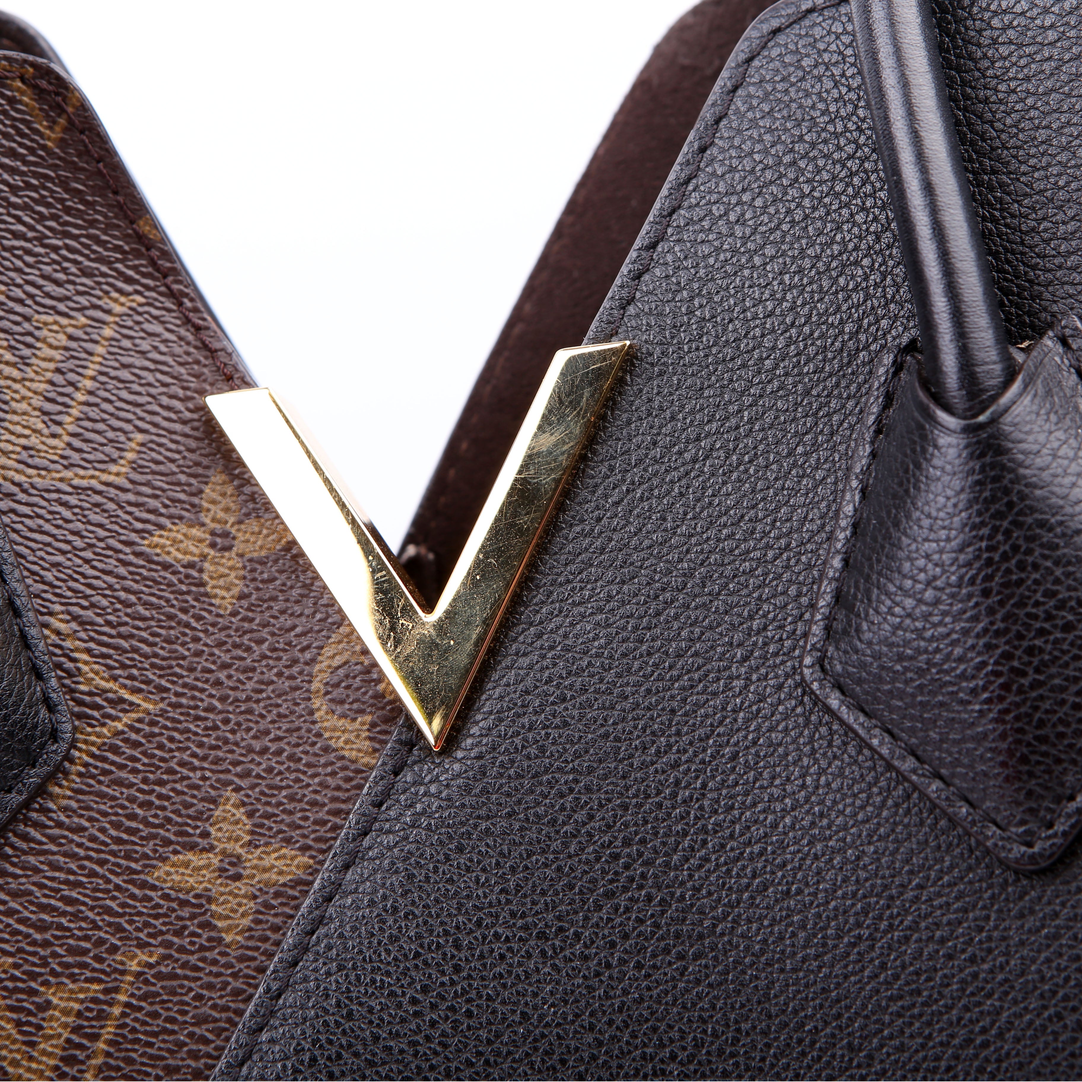 Kimono MM Monogram/Leather Black