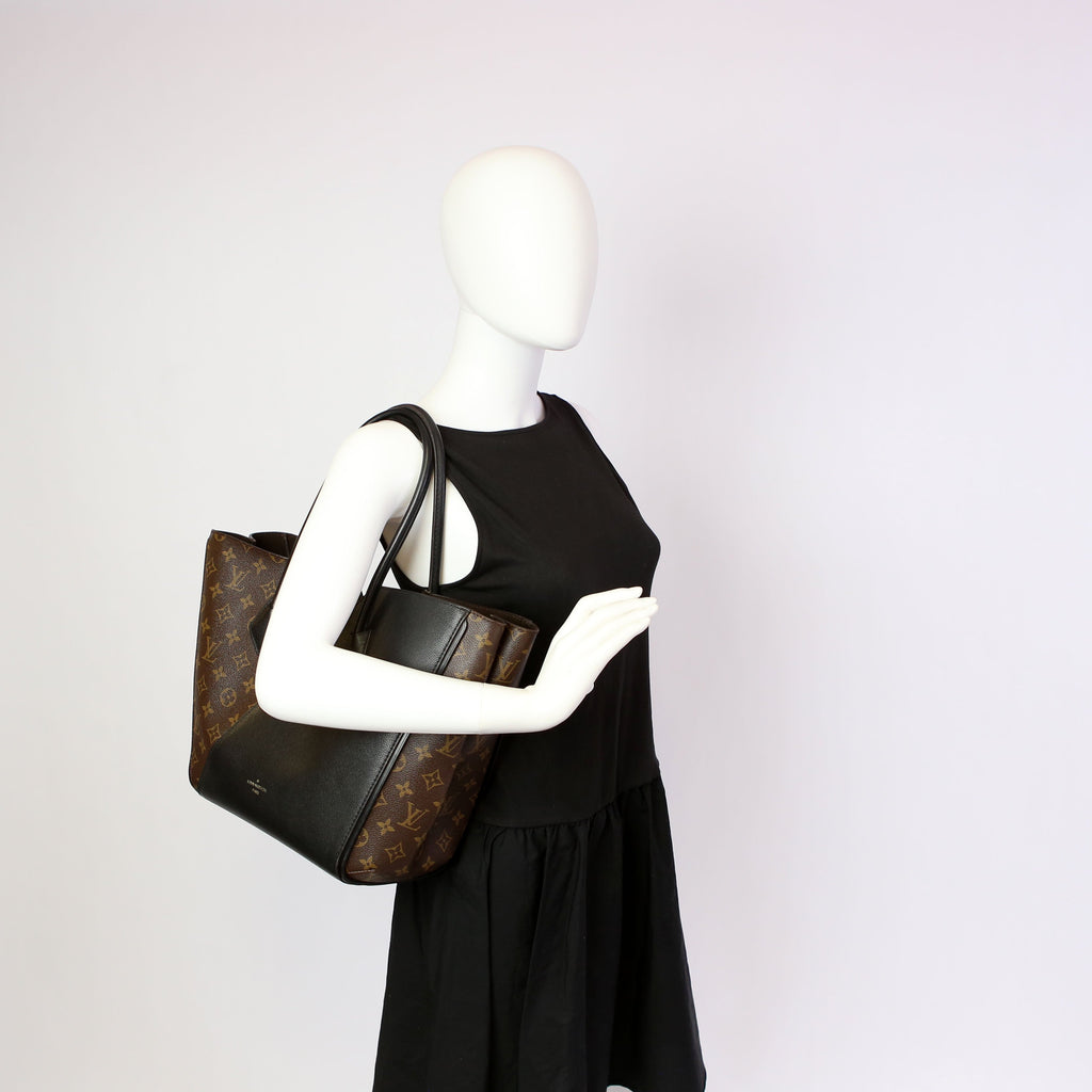 Kimono MM Monogram/Leather Black