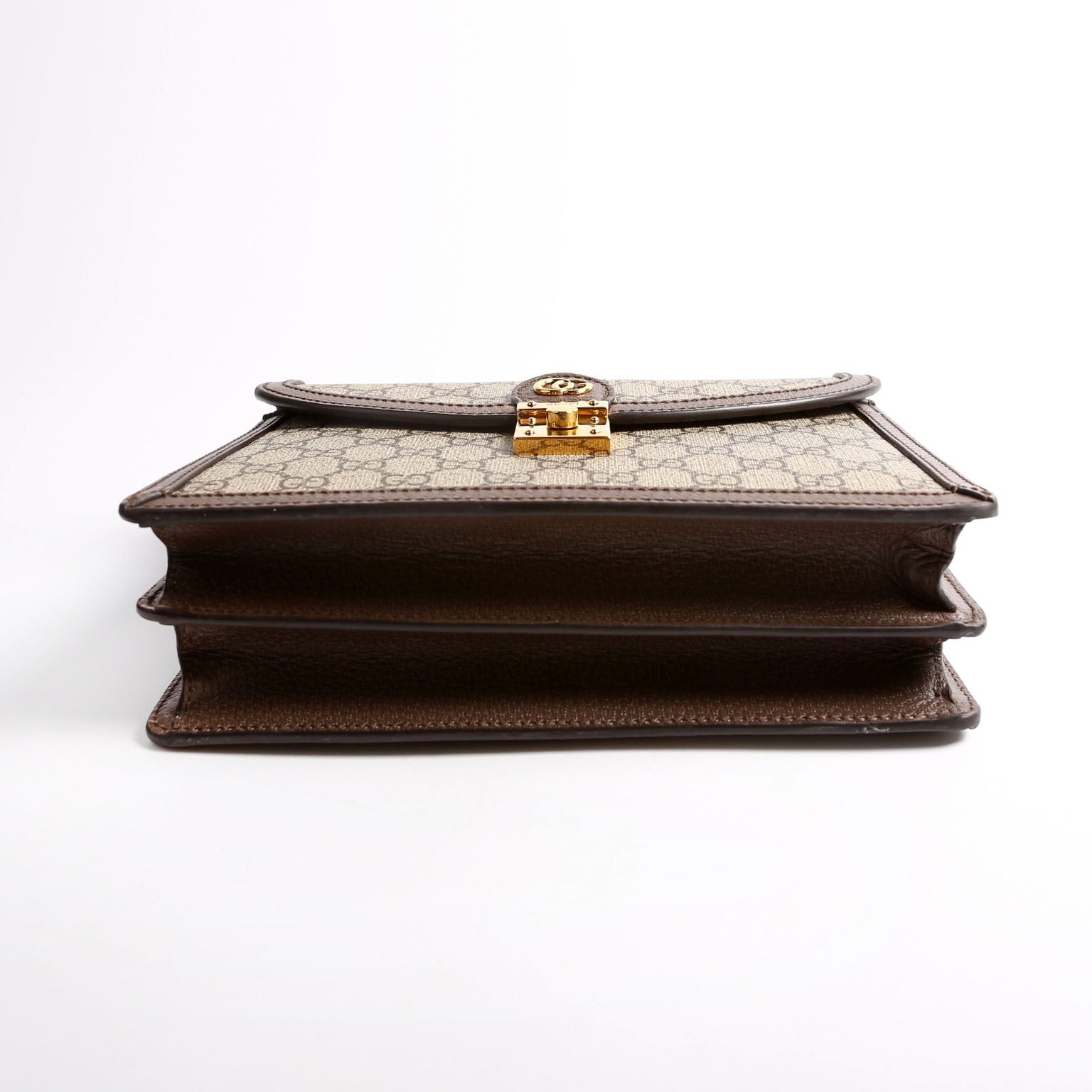 651055 GG Supreme Ophidia Small Top Handle Bag Brown
