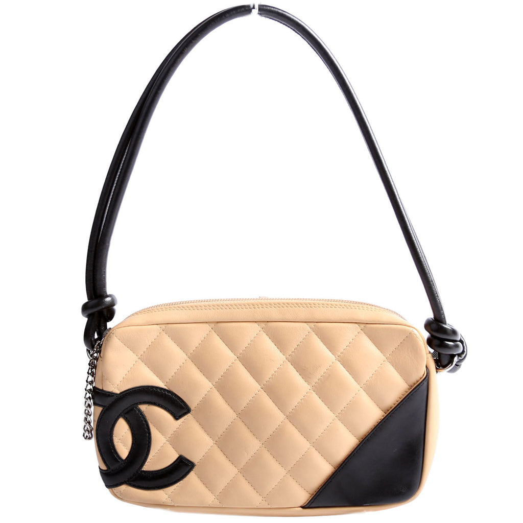 Cambon Linge Pochette Tan/Black