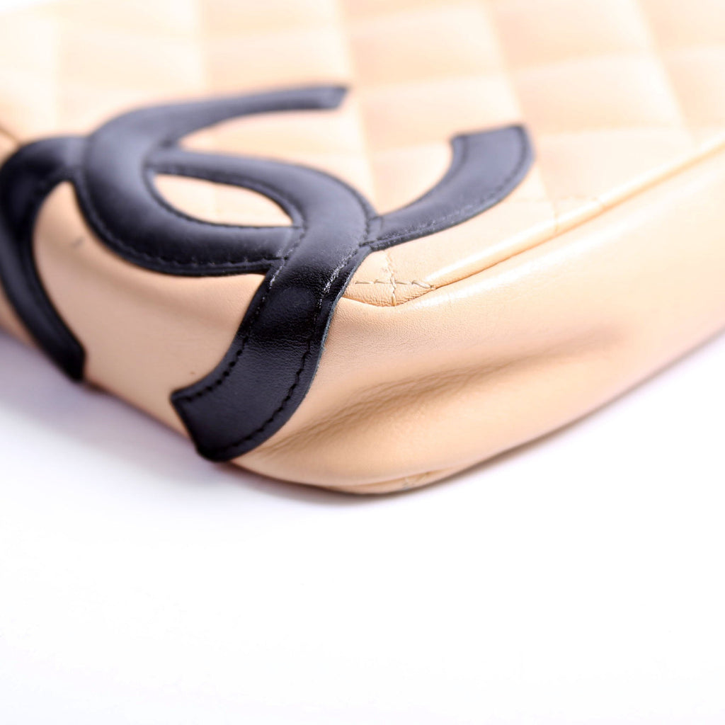 Cambon Linge Pochette Tan/Black
