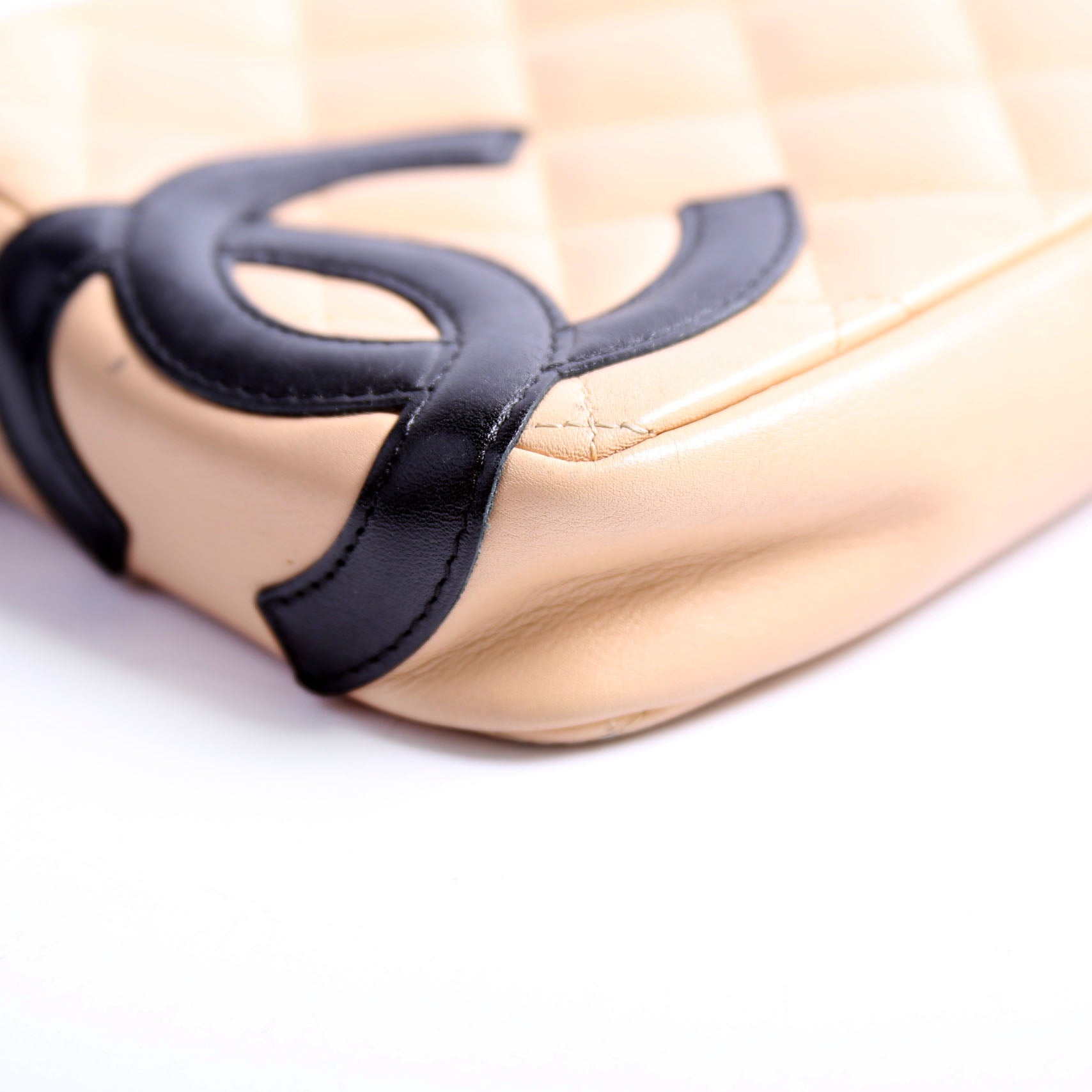 Cambon Linge Pochette Tan/Black