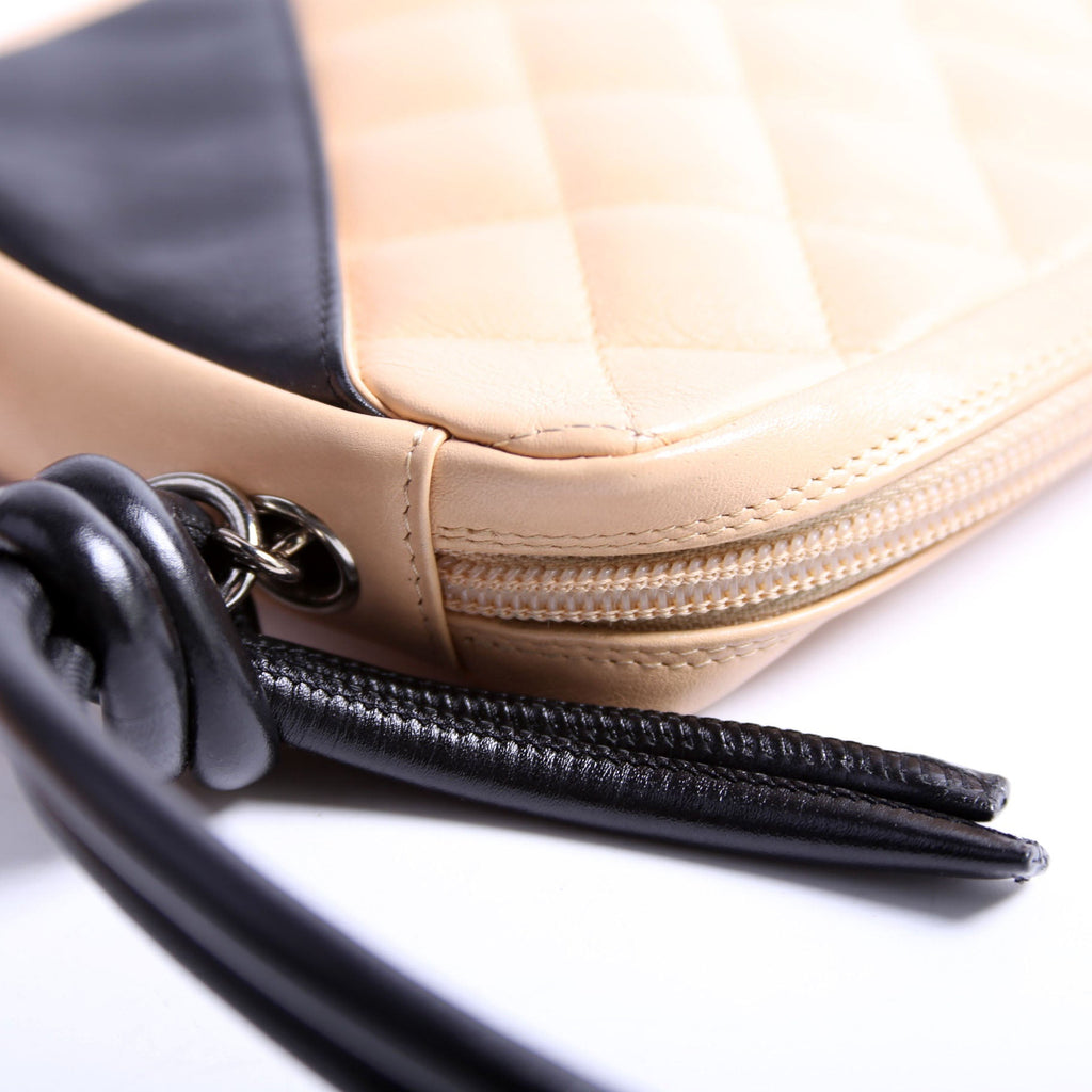 Cambon Linge Pochette Tan/Black