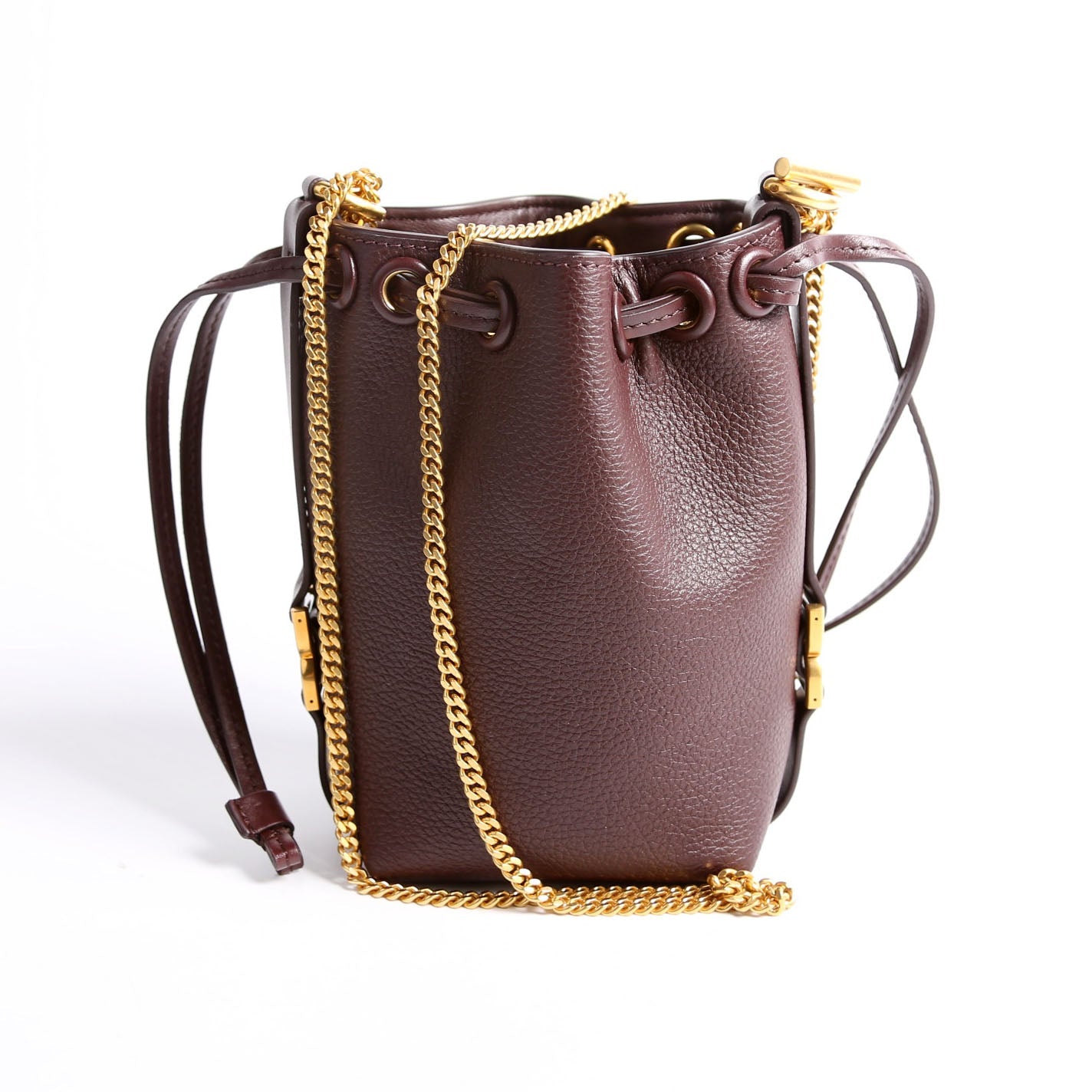 Marcie Micro Bucket Maroon