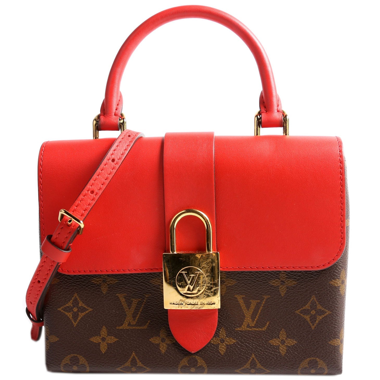 Locky BB Monogram Red