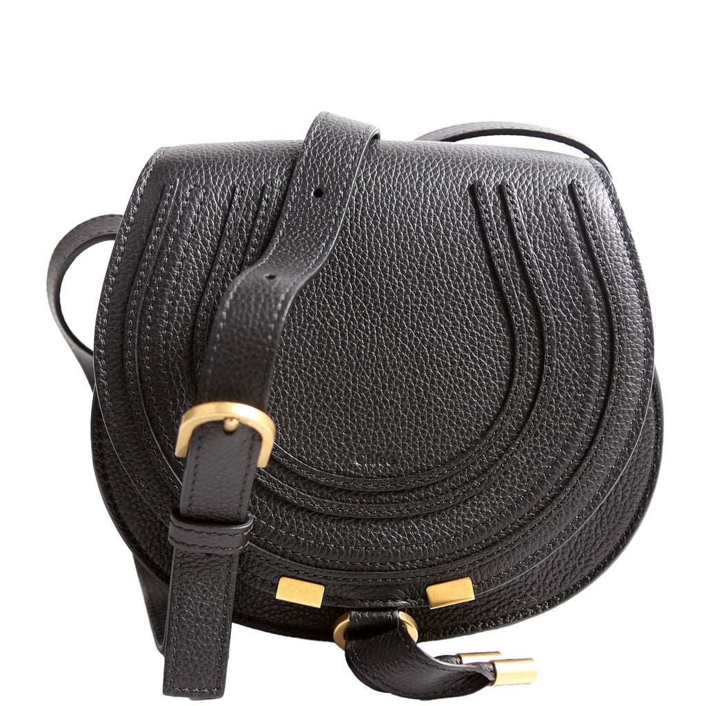 Marcie Saddle Bag Crossbody Small Black