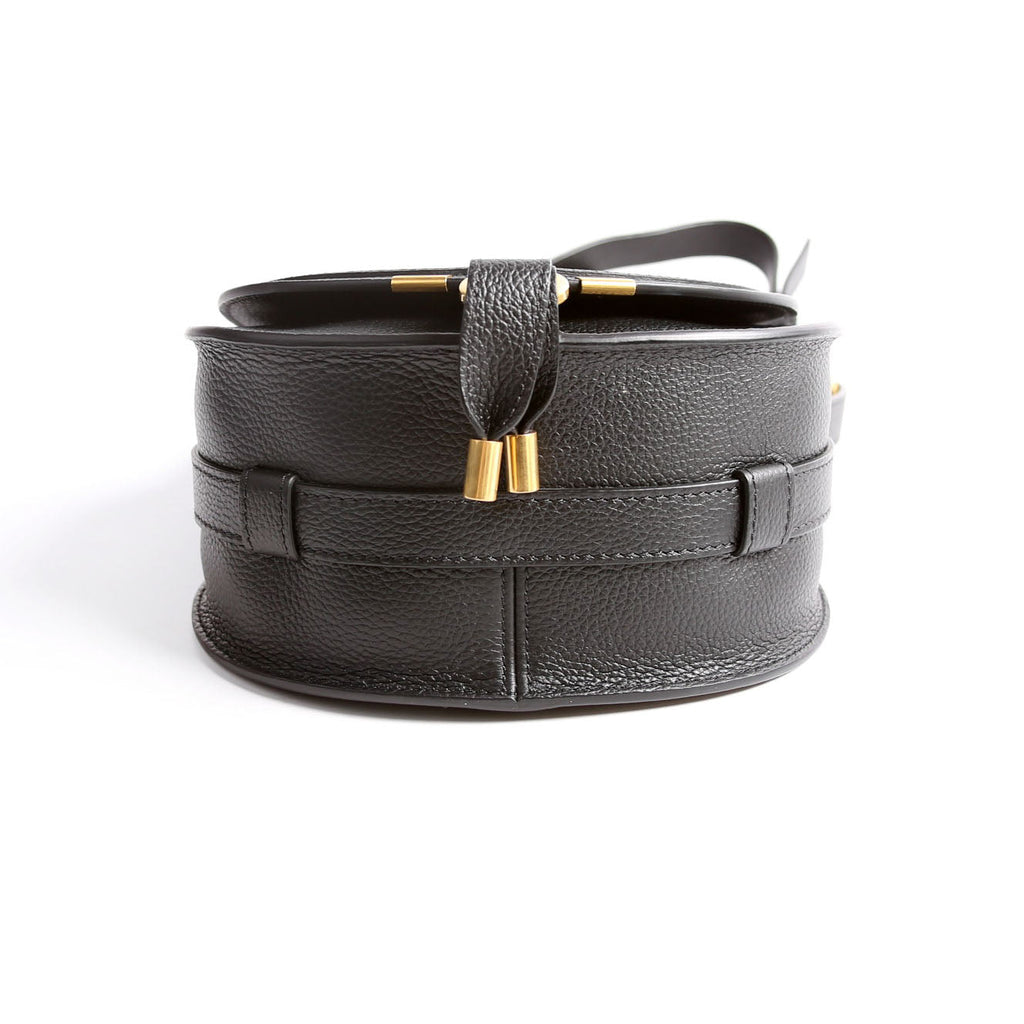 Marcie Saddle Bag Crossbody Small Black