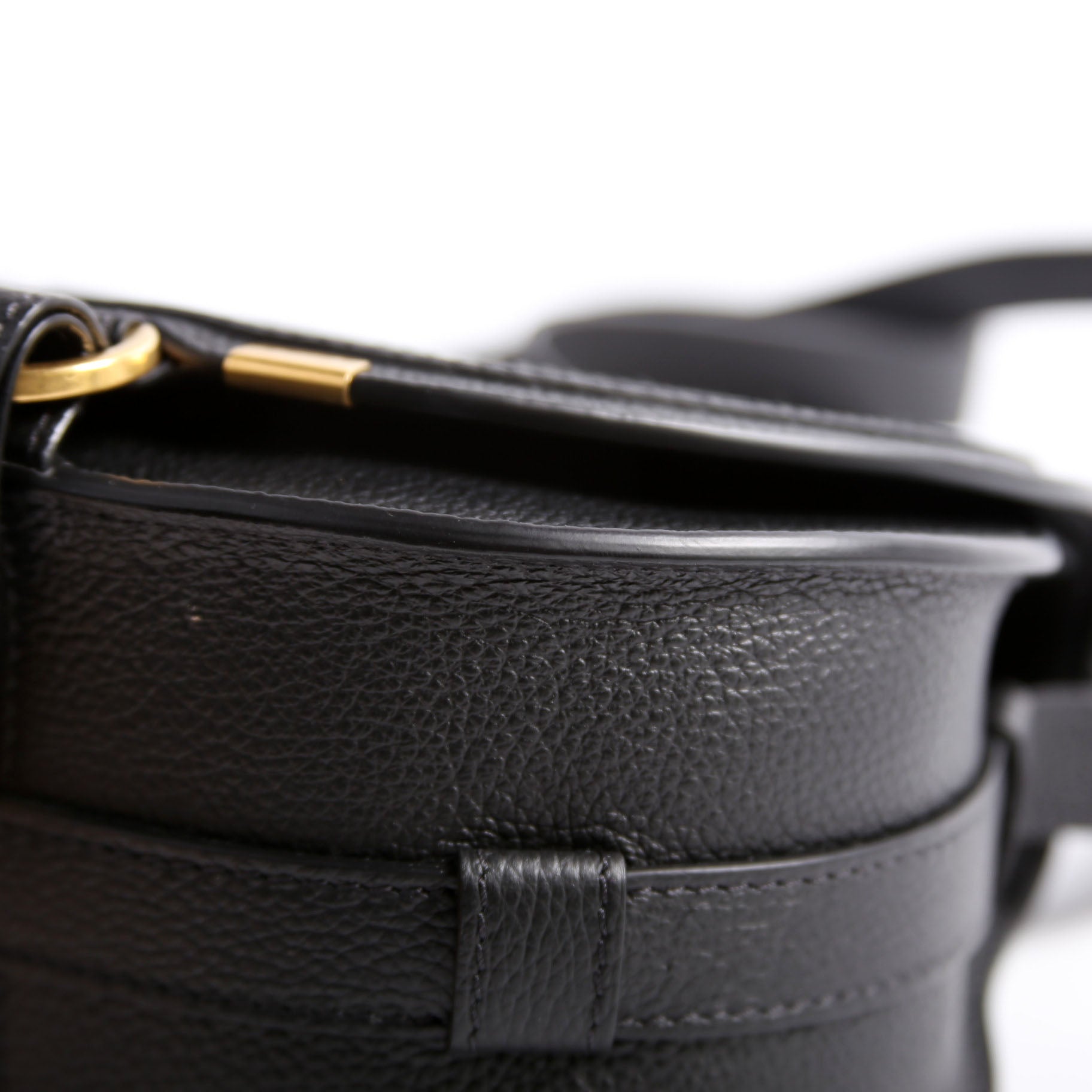 Marcie Saddle Bag Crossbody Small Black