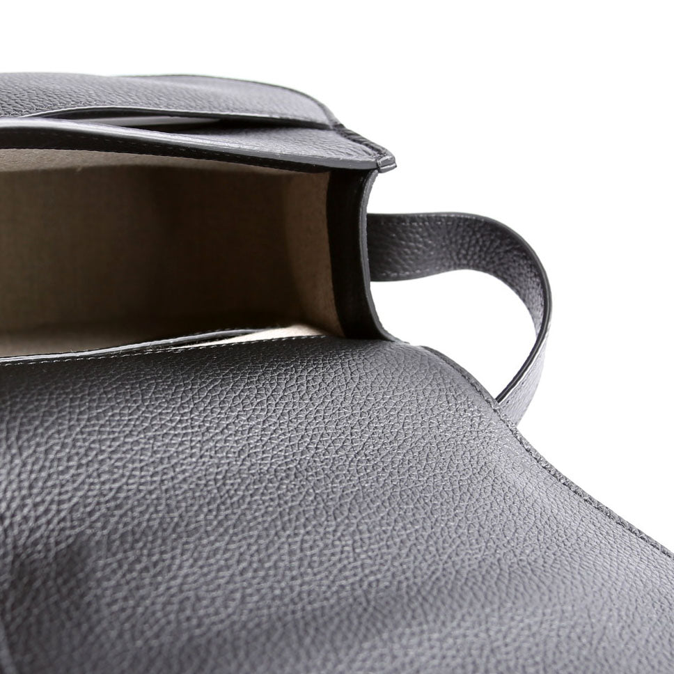 Marcie Saddle Bag Crossbody Small Black