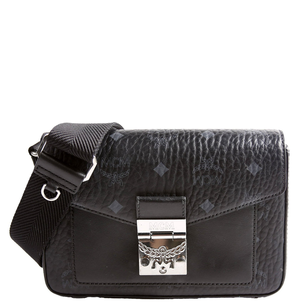 Mille Visetos Small Crossbody Black