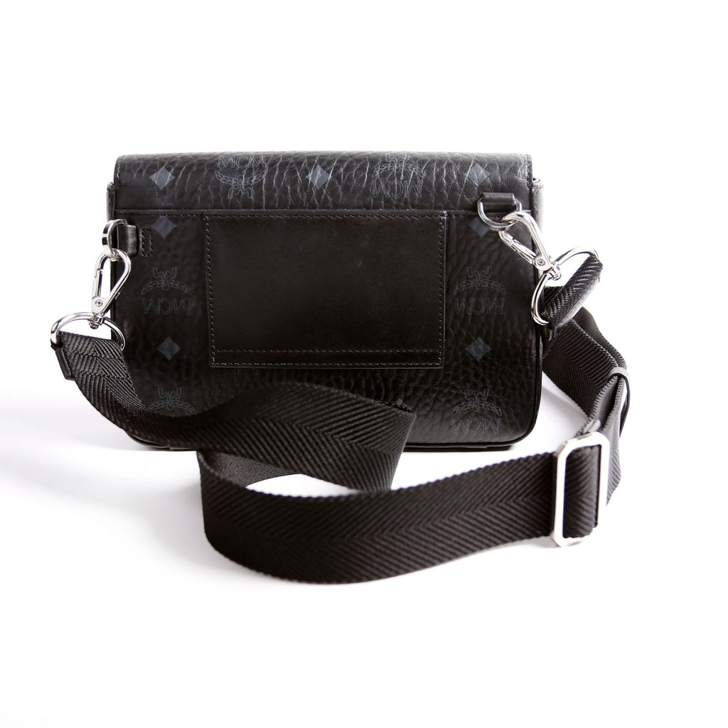 Mille Visetos Small Crossbody Black