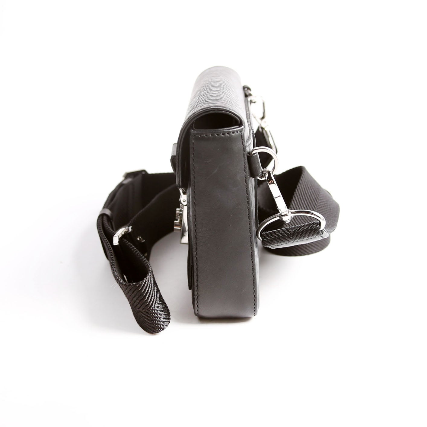 Mille Visetos Small Crossbody Black