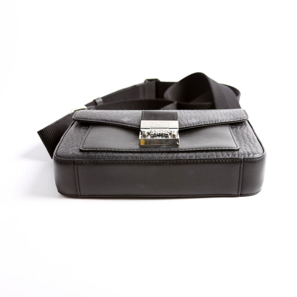 Mille Visetos Small Crossbody Black