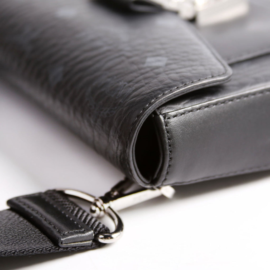Mille Visetos Small Crossbody Black
