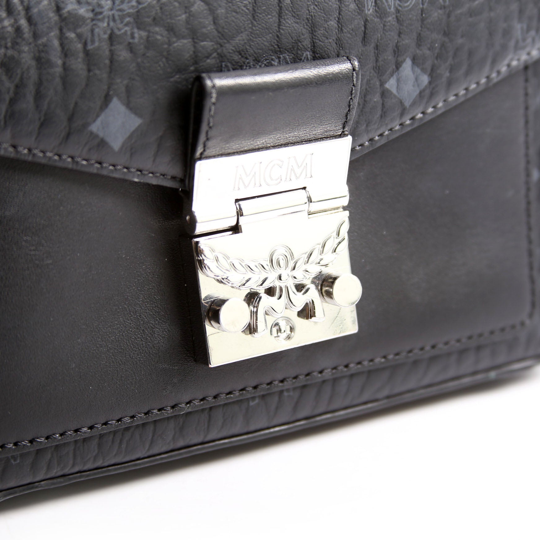 Mille Visetos Small Crossbody Black