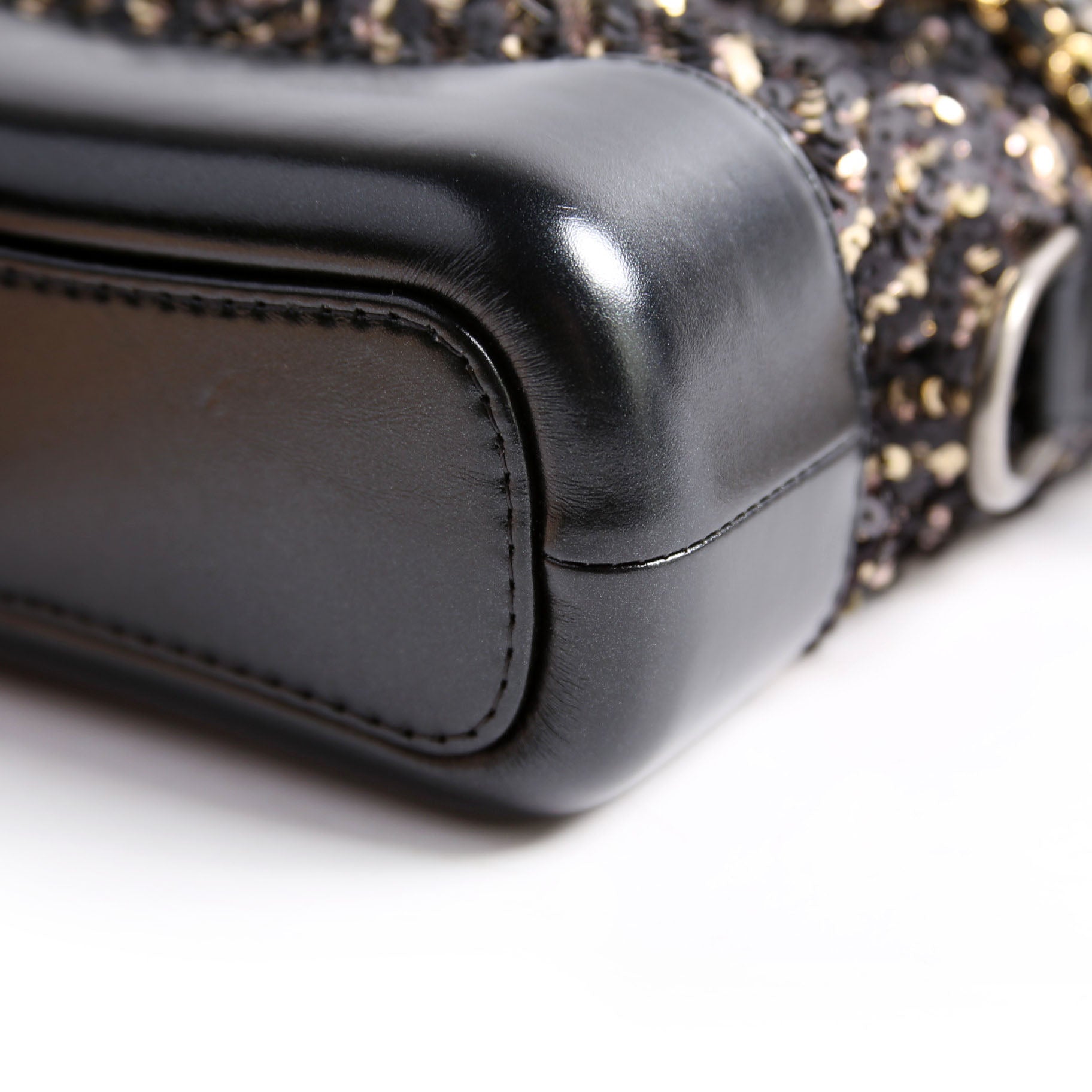 Gabrielle Hobo Small Sequin 28M Black/Gold
