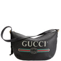 Gucci 523588 Half Moon Bag Black