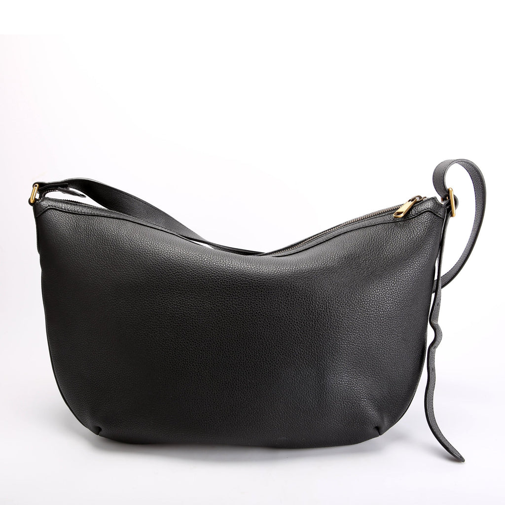 Gucci 523588 Half Moon Bag Black