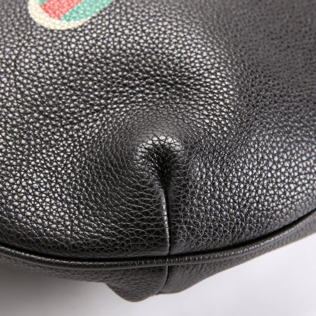 Gucci 523588 Half Moon Bag Black