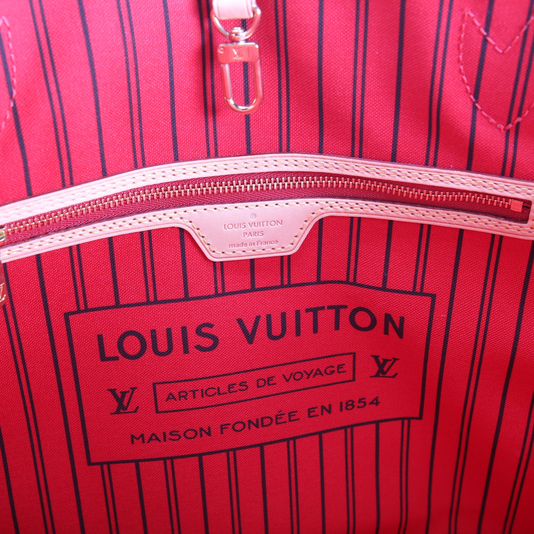 Neverfull MM Monogram Red