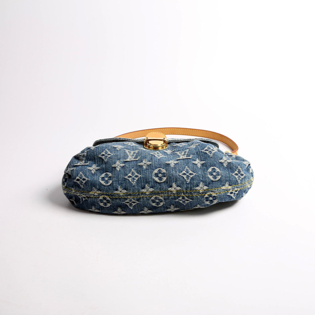 Mini Pleaty Denim Monogram