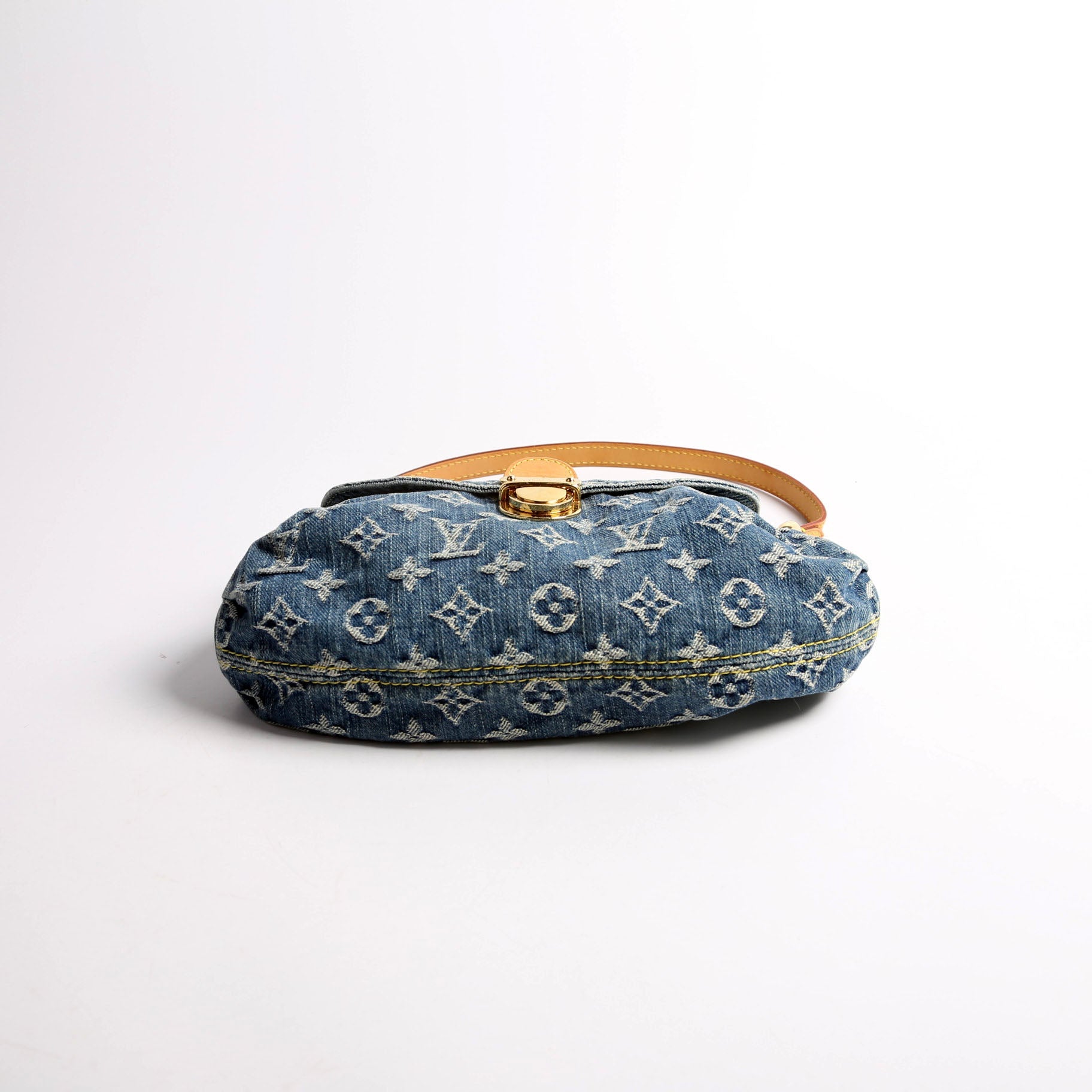 Mini Pleaty Denim Monogram