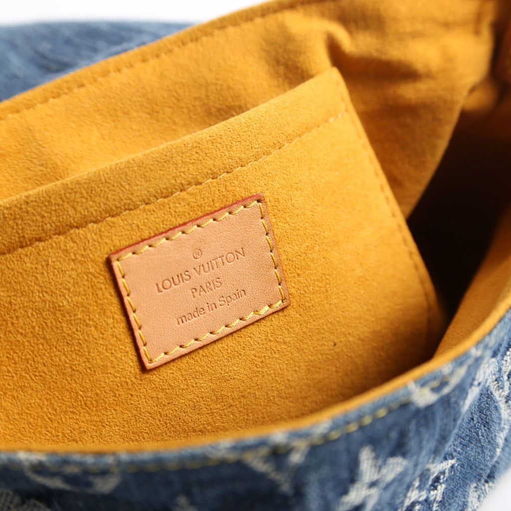 Mini Pleaty Denim Monogram