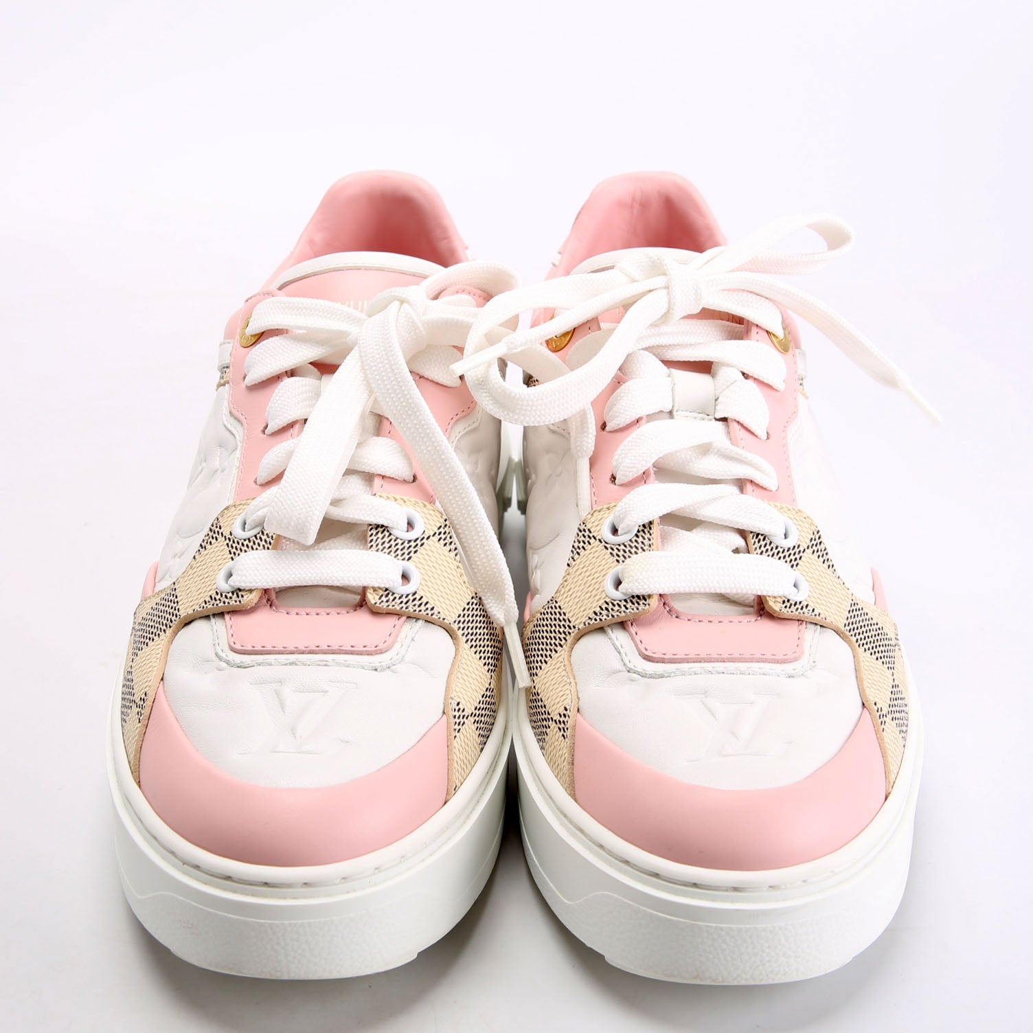 Timeout Sneakers Size 38.5 White/Pink