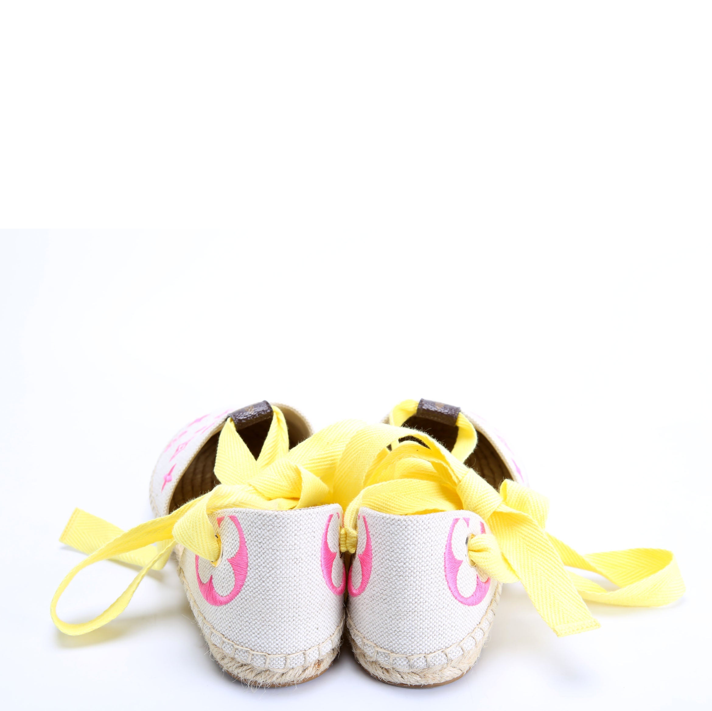 Starboard Flat Espadrilles Size 38 Beige/Pink
