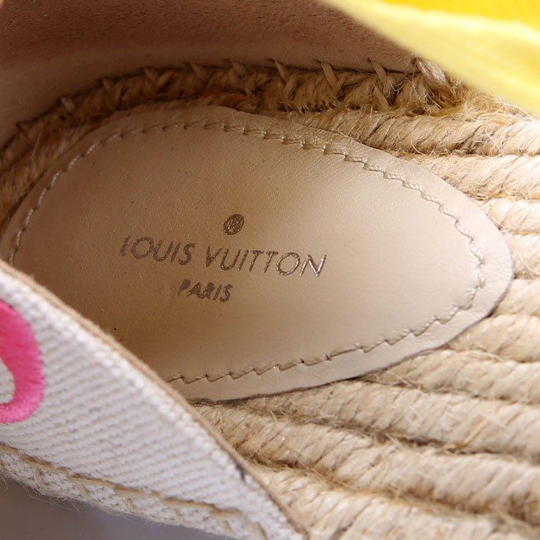 Starboard Flat Espadrilles Size 38 Beige/Pink