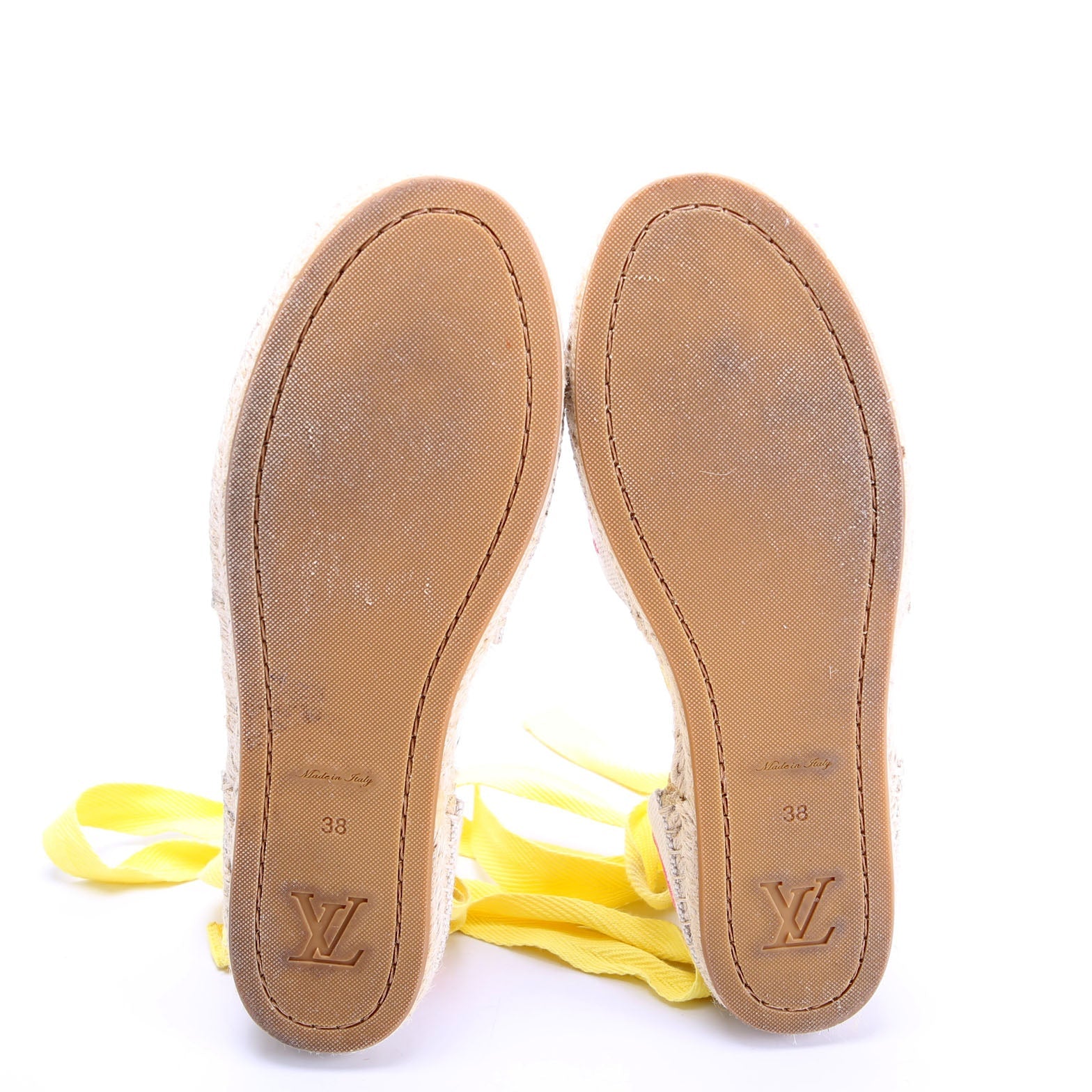 Starboard Flat Espadrilles Size 38 Beige/Pink