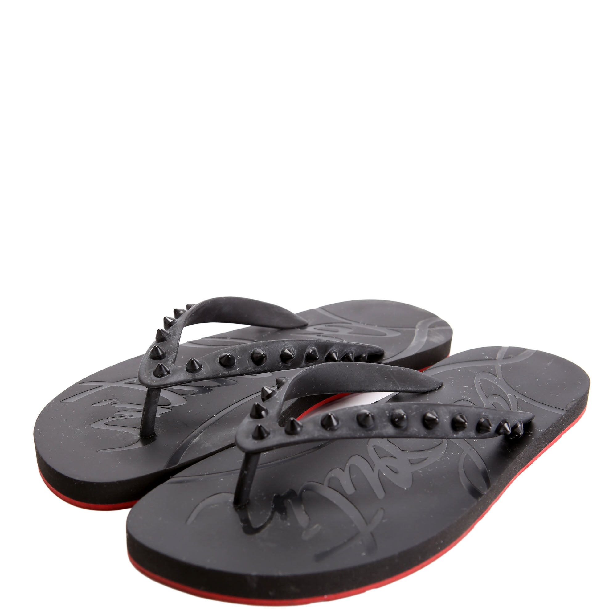 Loubi Flip Spikes Donna Flats Size 39 Black